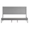 Flash Furniture Gray King Wooden Platform Bed with Headboard MG-09003KB-K-GRYWSH-GG - alternate 7
